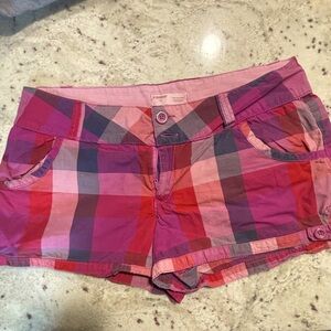No Boundaries Pink and Purple Bermudas Lightweight Summer Shorts